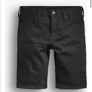 Unworn Levi’s 511 Black Denim Shorts